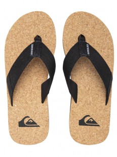 Quiksilver MOLOKAI ABYSS NATURA BLACK/BROWN/BROWN